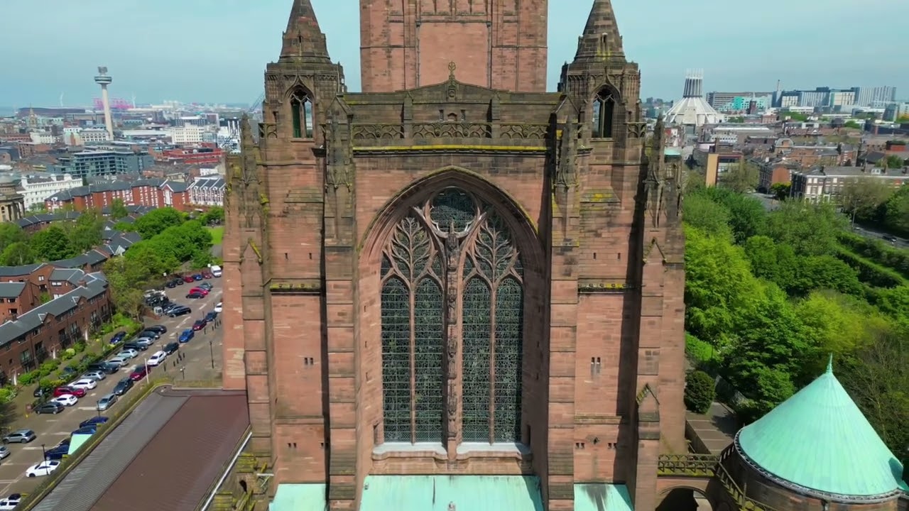 History of Liverpool Anglican Cathedral - 4K Video