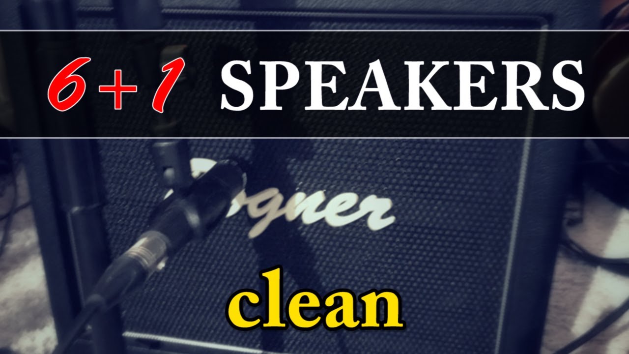 Celestion & Electro-Voice Speakers Shootout - Comparison (clean)