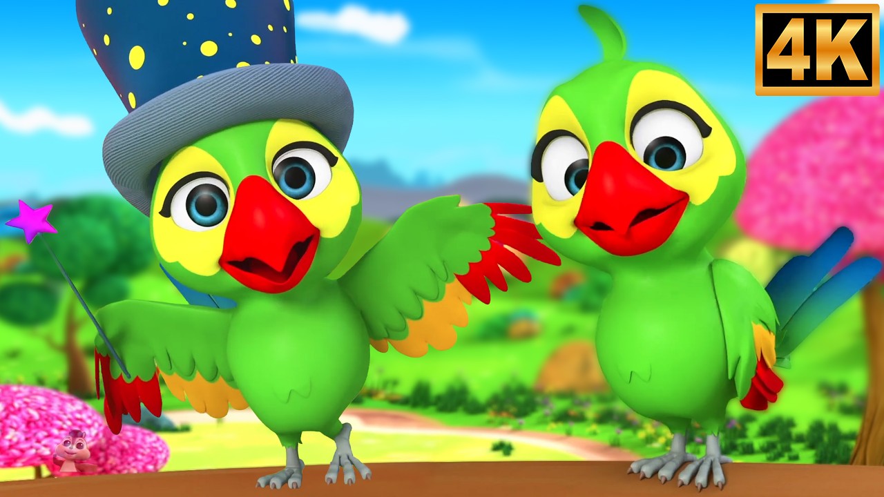 Main Tota, Main Parrot, Bandar Mama + другие видео на хинди и мультфильмы для детей