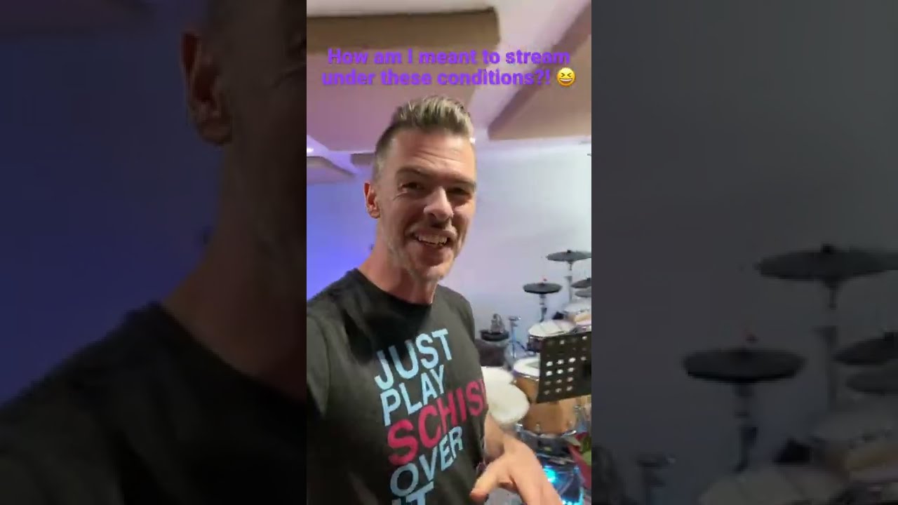 Twitch streamer suffers birdstrike! #twitch #drums #shorts ￼