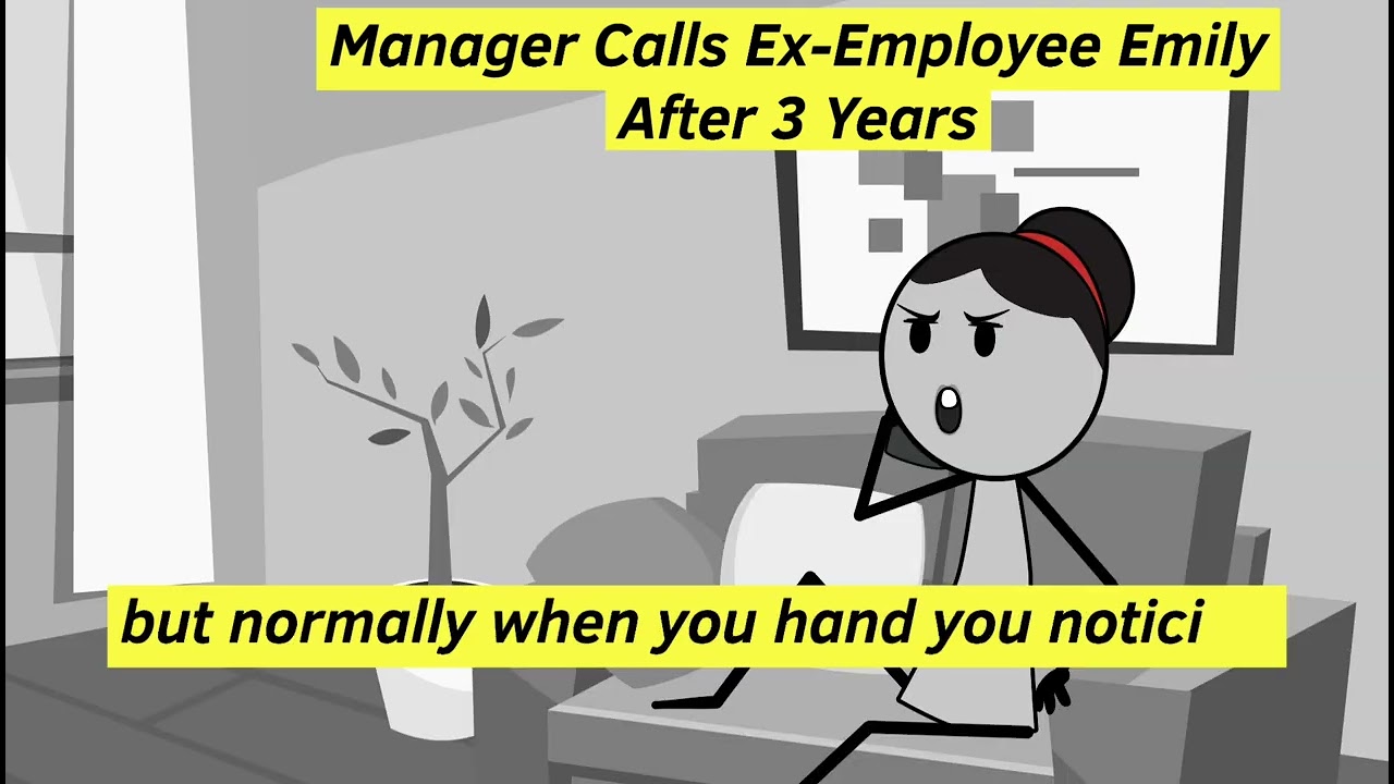 Manager Calls Ex-Employee Emily After 3 Years @emfandango #viralvideo #funny #uk #animation #usa