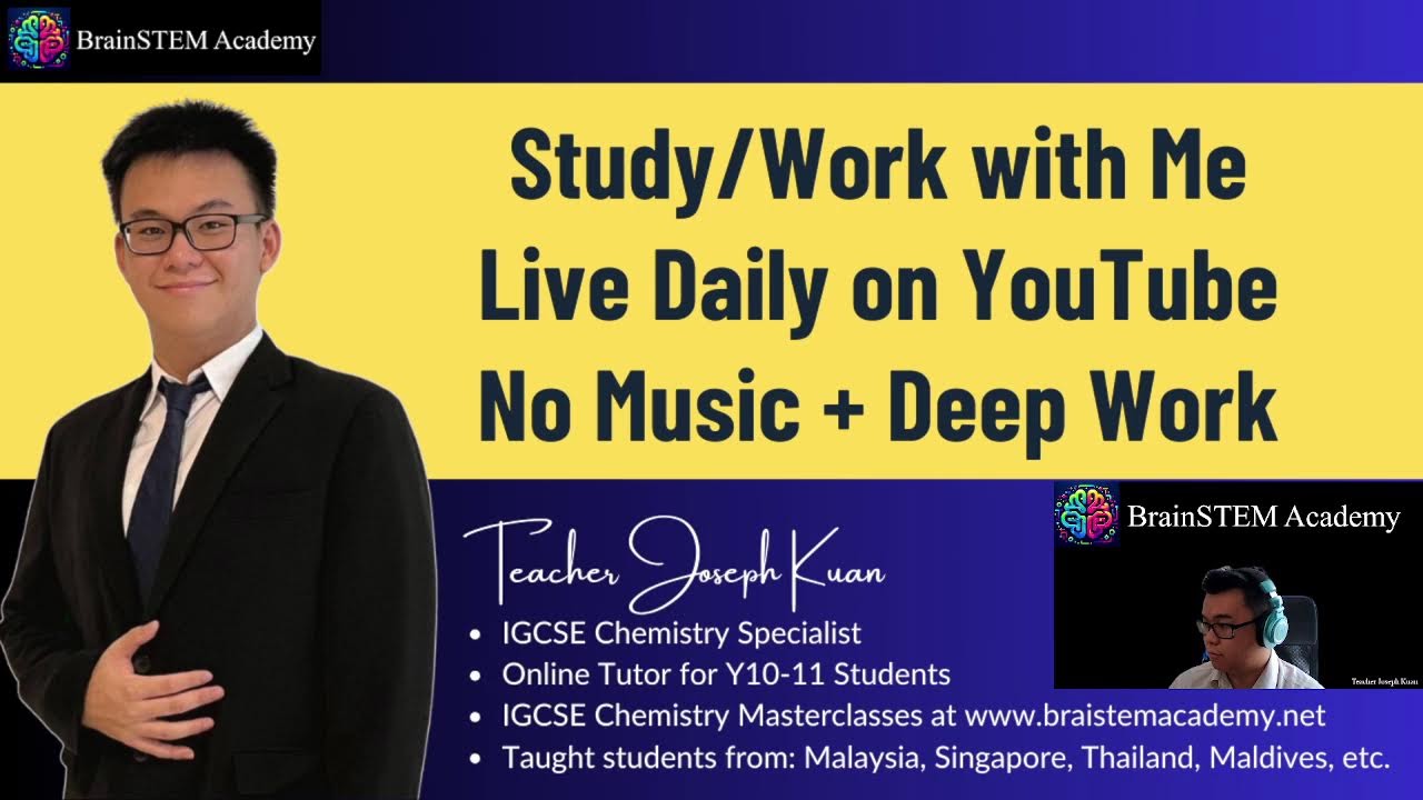 (Day 550) Study/Work with Me | No Music | Deep Work