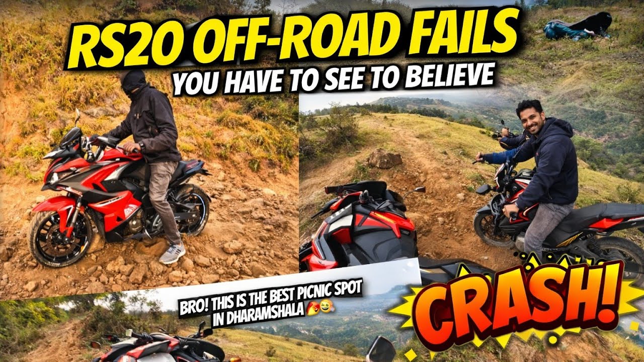 Brutal Off-Road Ride on Pulsar RS200 | Unreal Terrain ||Arun Thakur vlogs||AT162