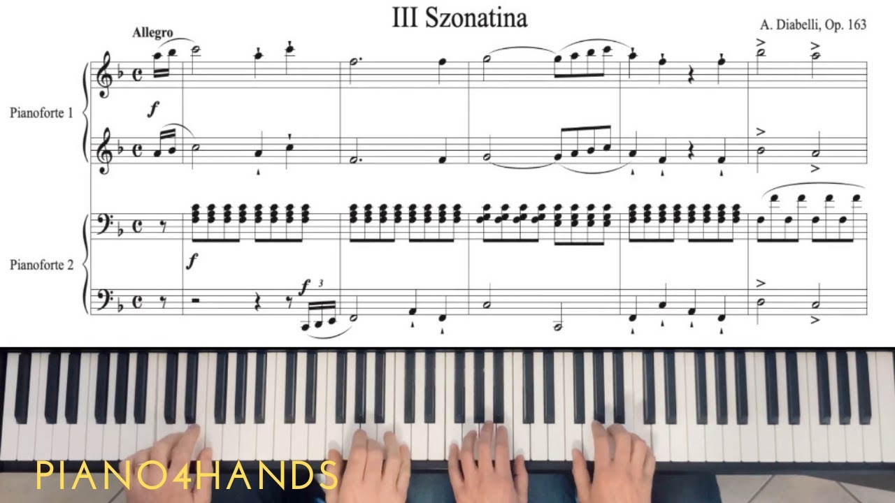 A. Diabelli - Sonatina No.3 in F major op. 163 (Piano 4 Hands)