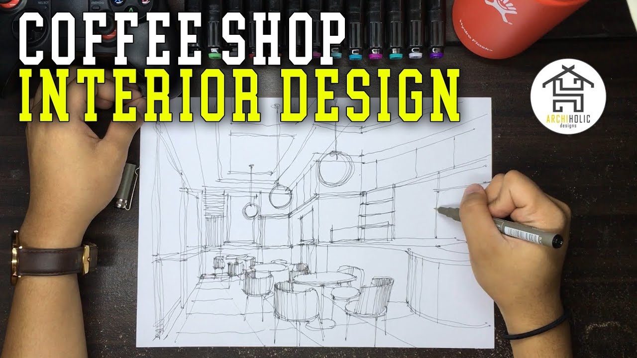 COFFEE SHOP INTERIOR DESIGN / Archiholic Designs