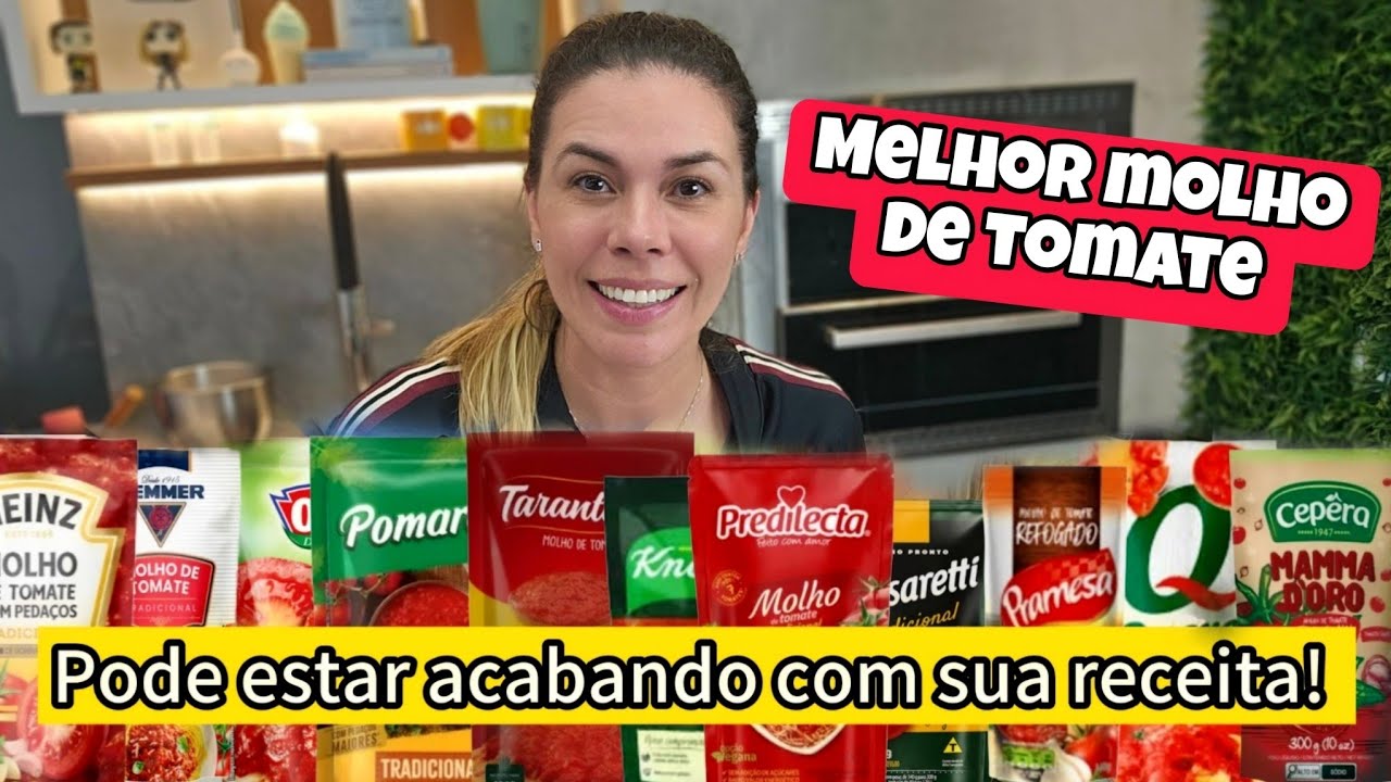 Qual Molho de Tomate pode estar estragando sua comida? Comparei sabor, textura e pre&ccedil;o! 