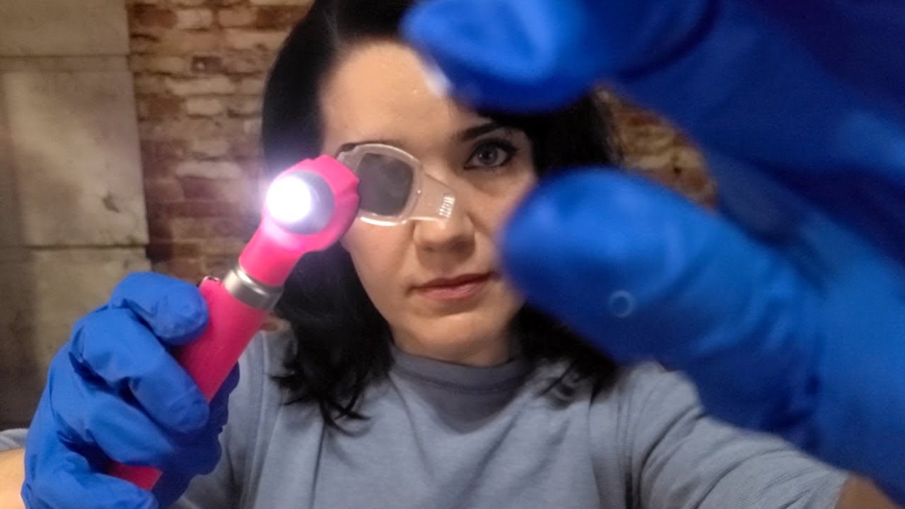 ASMR Something in Your Eyes and Ears - ENT Exam