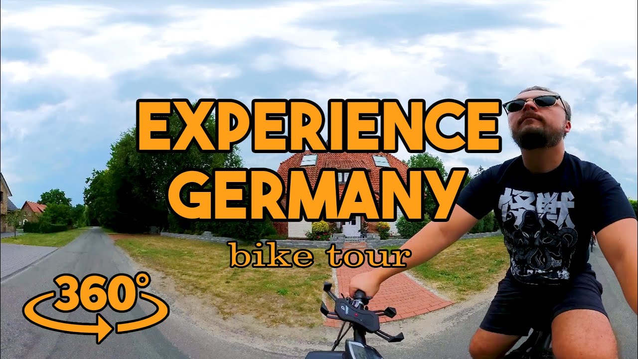 360° VR Bike Tour - German Villages and Beautiful Nature