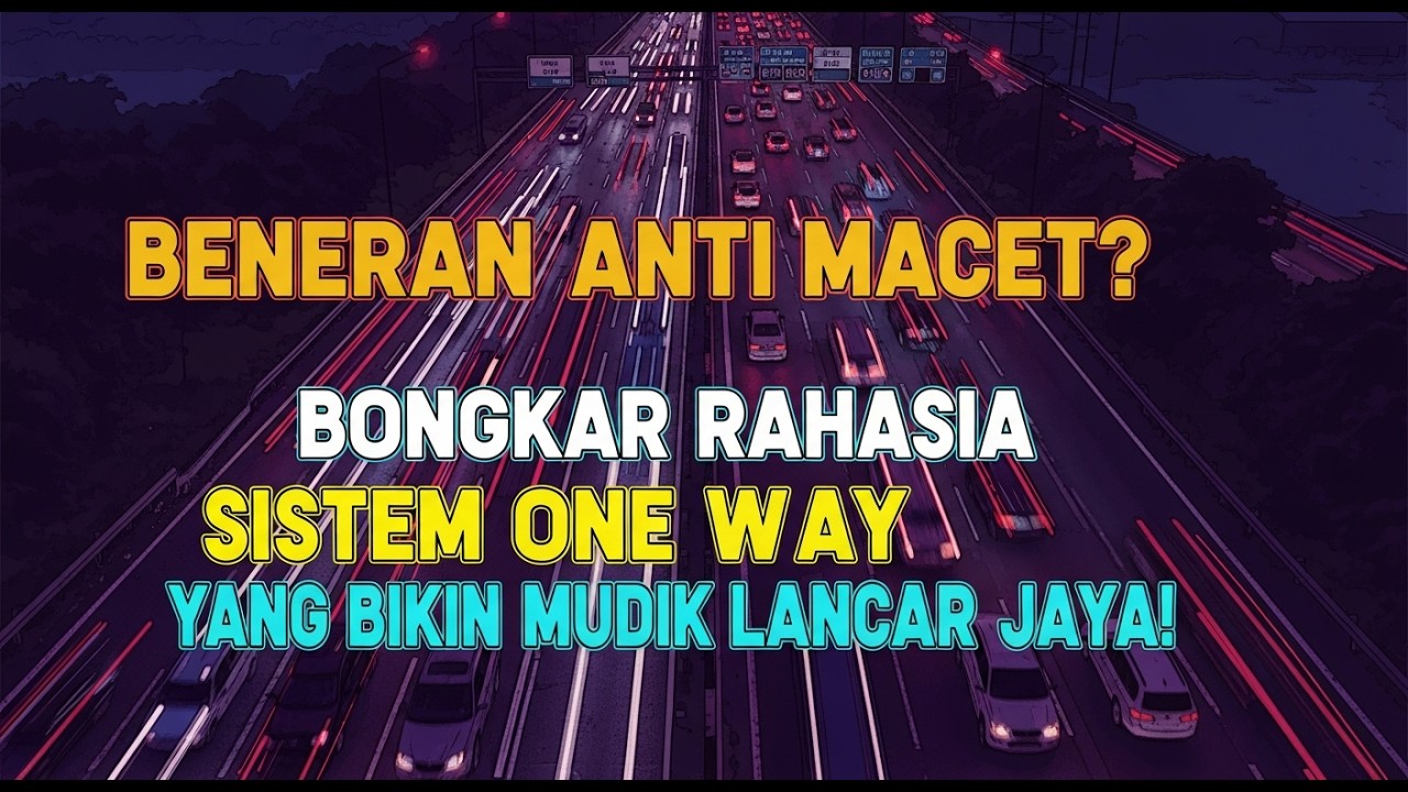 Beneran Anti Macet? Bongkar Rahasia Sistem One Way yang Bikin Mudik Lancar Jaya!