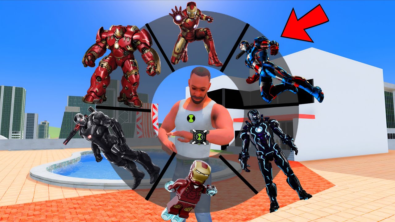 Playing As A Every IRONMAN In INDIAN BIKE DRIVING 3D