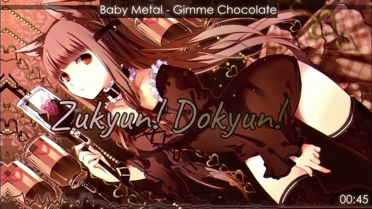 Nightcore - Gimme Chocolate (BabyMetal/Lyrics)