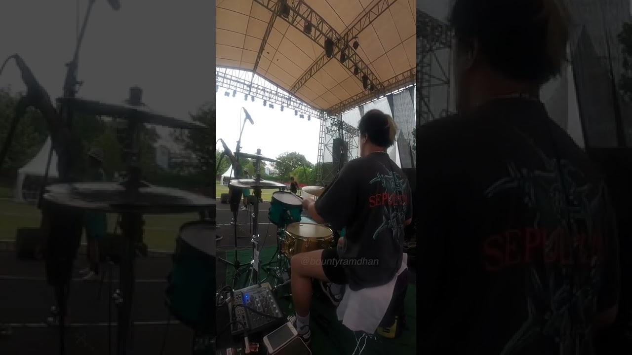 SHEILA ON 7 - SEBERAPA PANTAS (SOUNDCHECK) [DRUM CAM] BOUNTY RAMDHAN