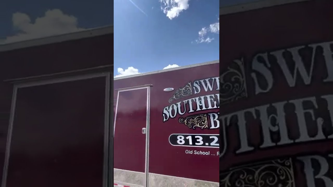 Used Food Trailer For Sale - SDG BBQ Trailer For Sale
