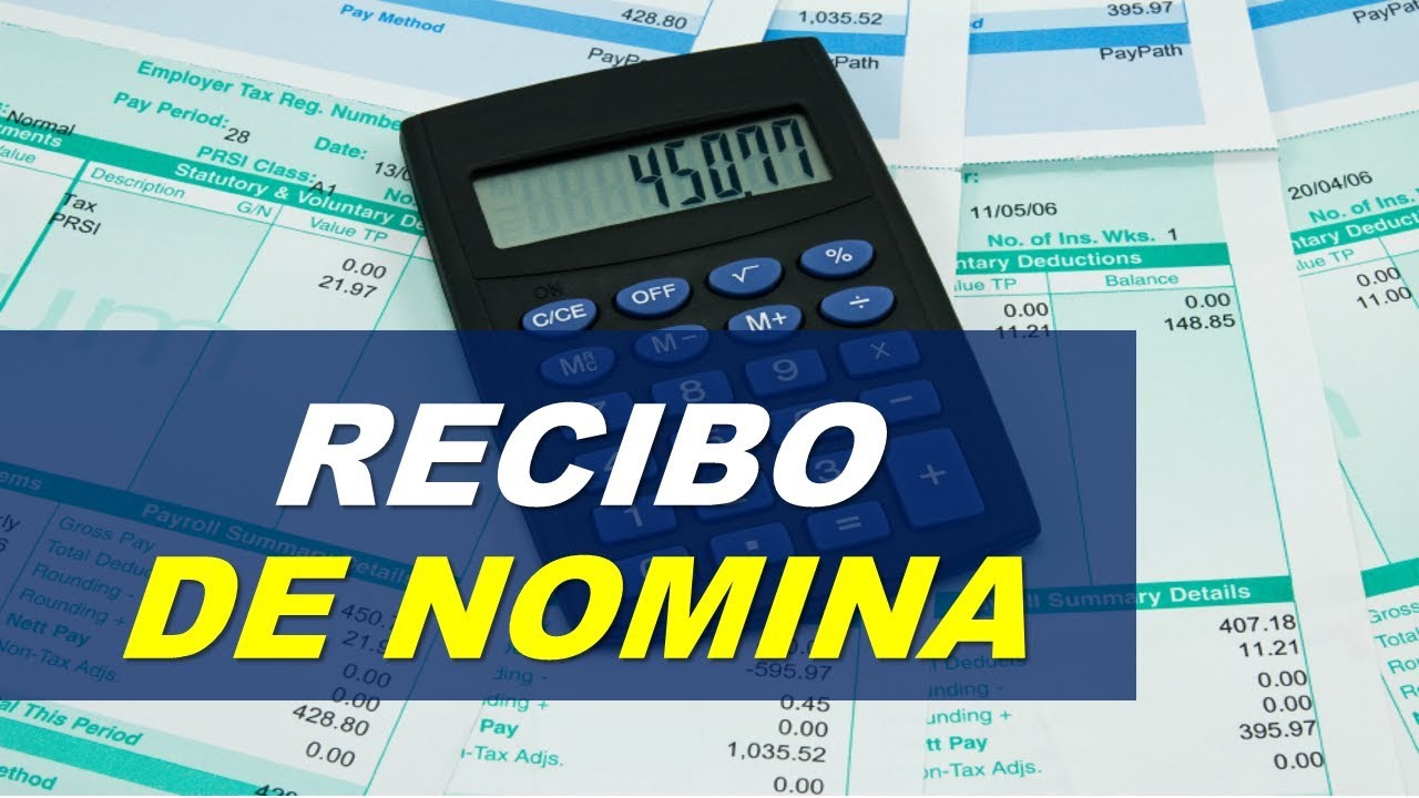 Como se hace un recibo de nomina en excel