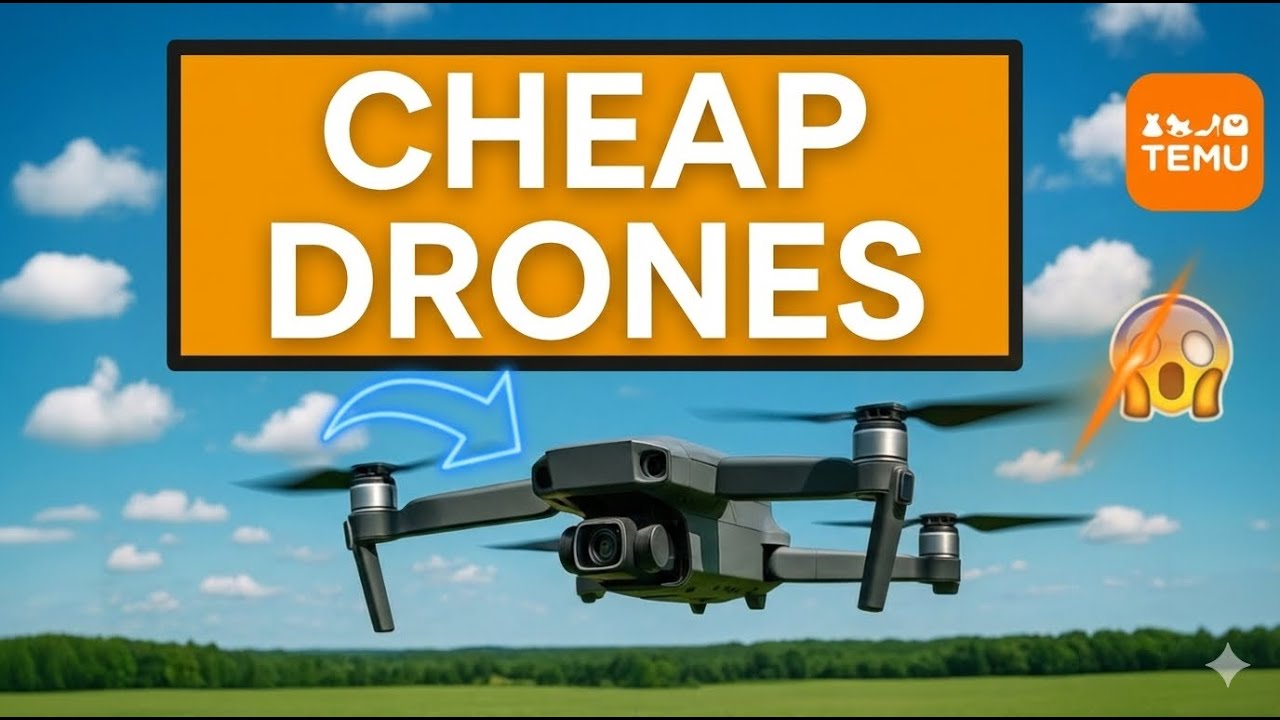 Best CHEAP DRONES with Camera on TEMU 2026 🛸📸 | Ultimate Value-for-Money Guide