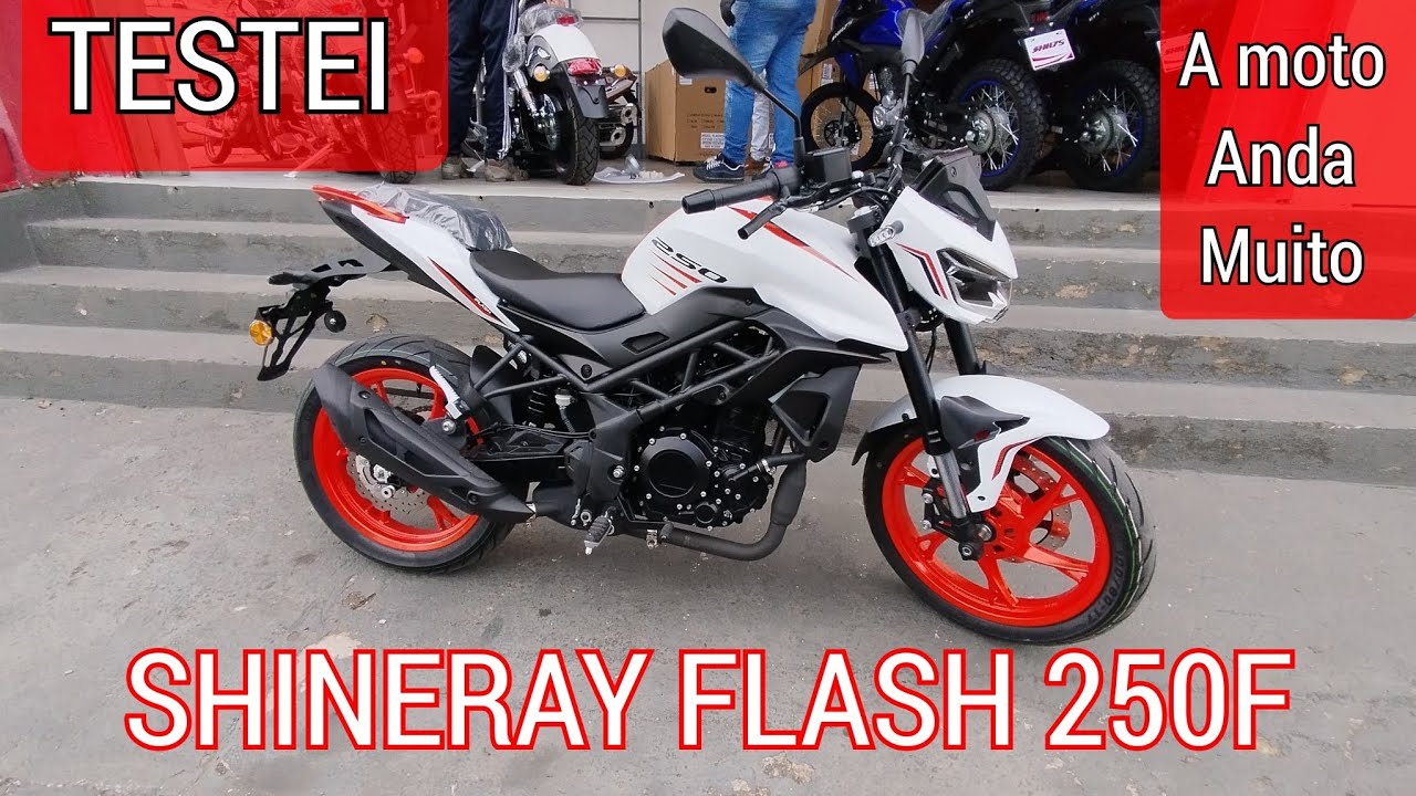 Testei a Shineray Flash 250f , a moto anda muito ! #shineray #f250