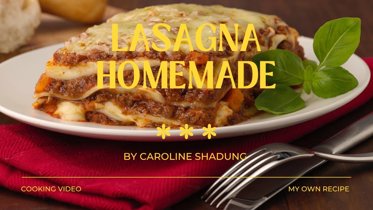 My twist on Classic Lasagna| South African Flavours & Easy Recipe!