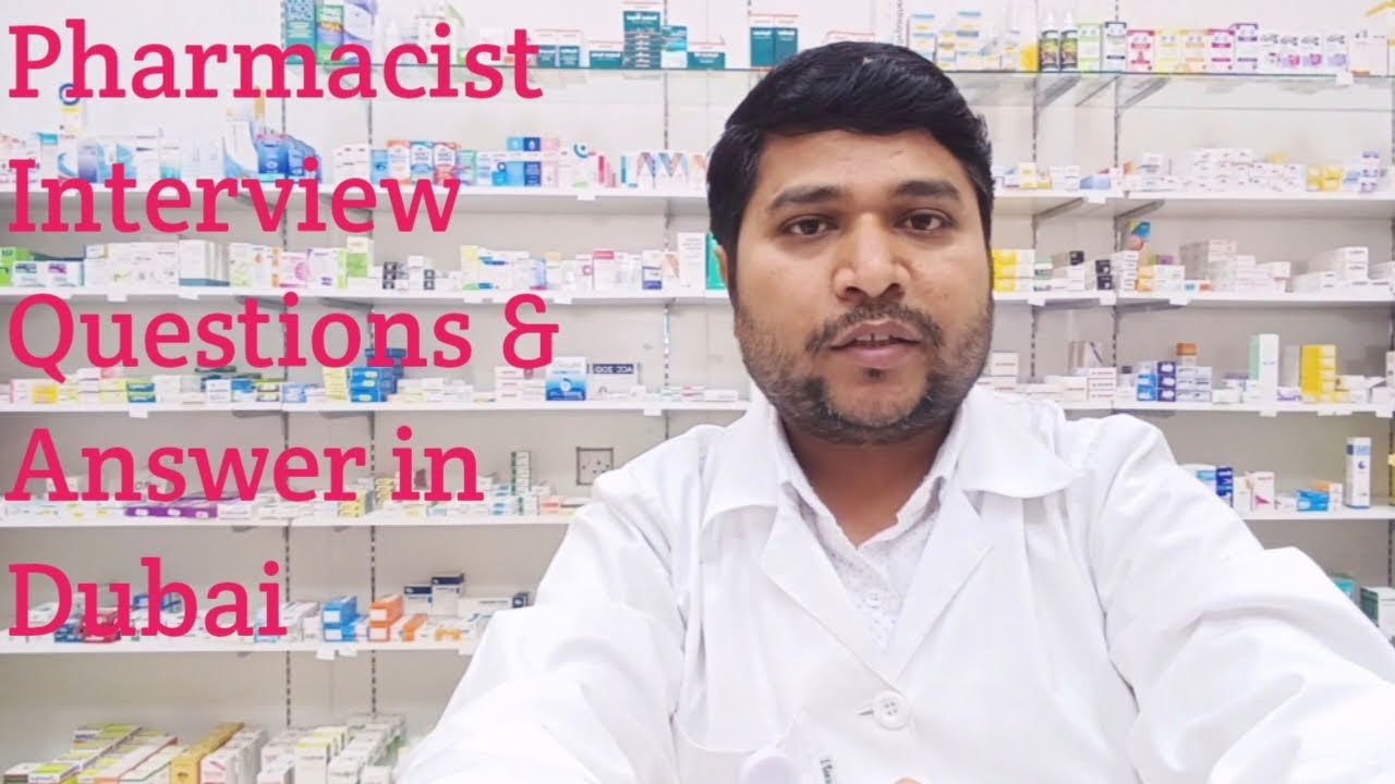 Pharmacist interview questions & answers in Dubai job || Dubai assistant pharmacist interview