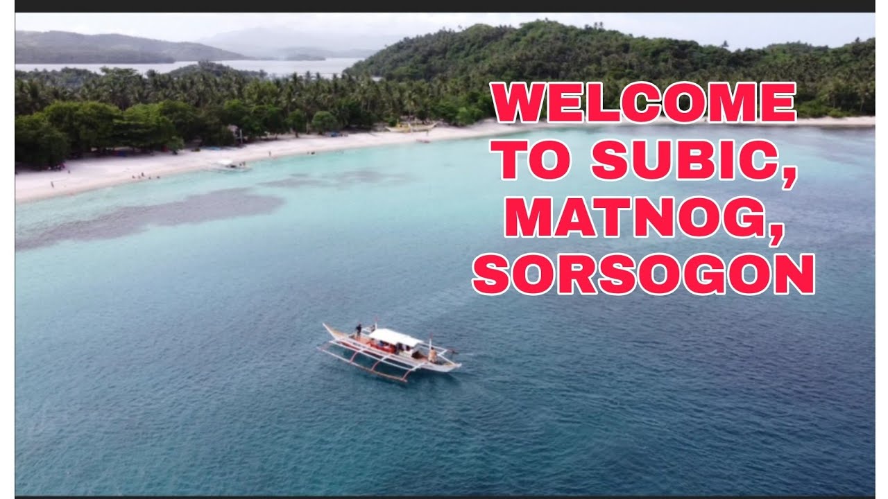 SUBIC BEACH, MATNOG SORSOGON | PINK BEACH | DRONE AERIAL VIEW
