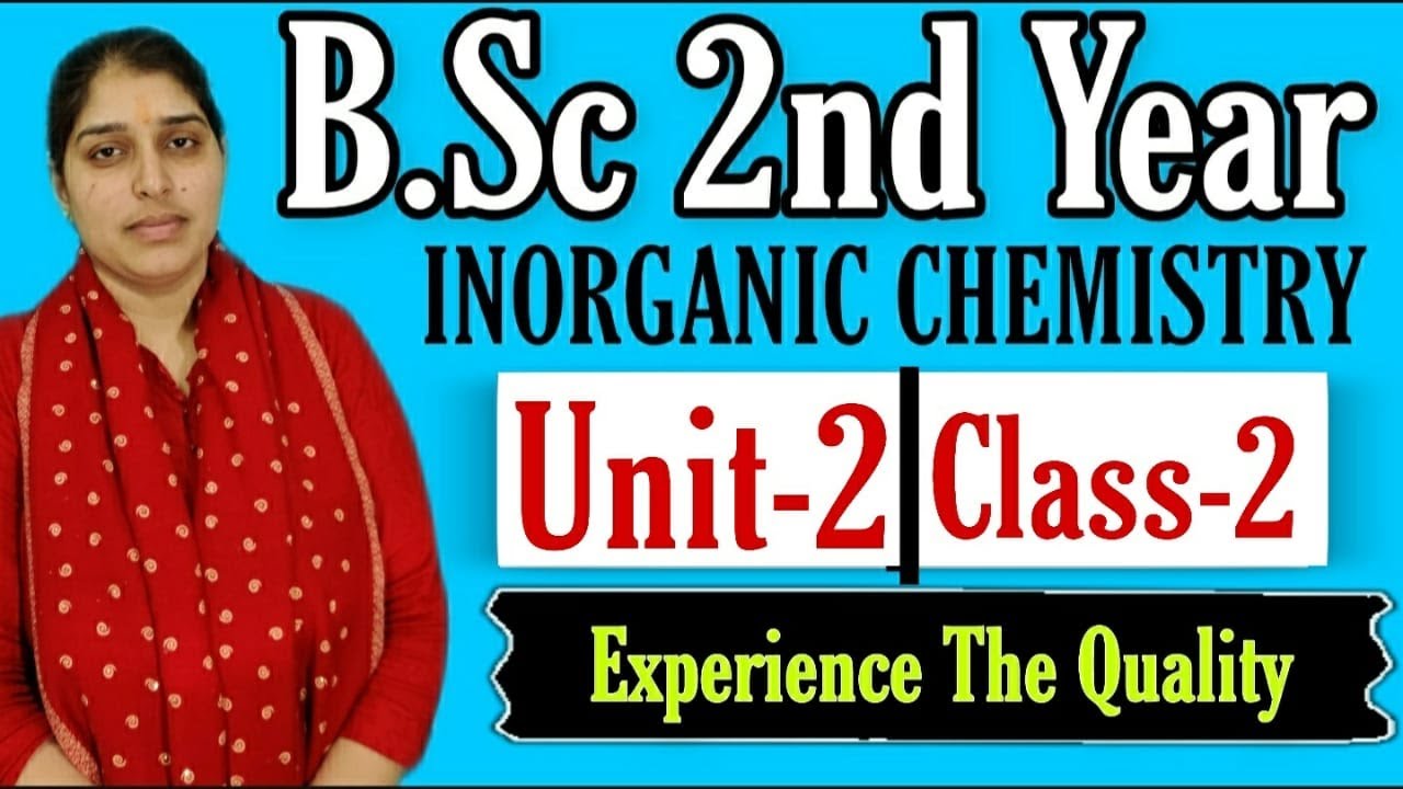B.Sc 2nd Year | Unit-2 | Class-2 | Cordination Compound| Inorganic Chemistry #Bscsecondyearchemistry