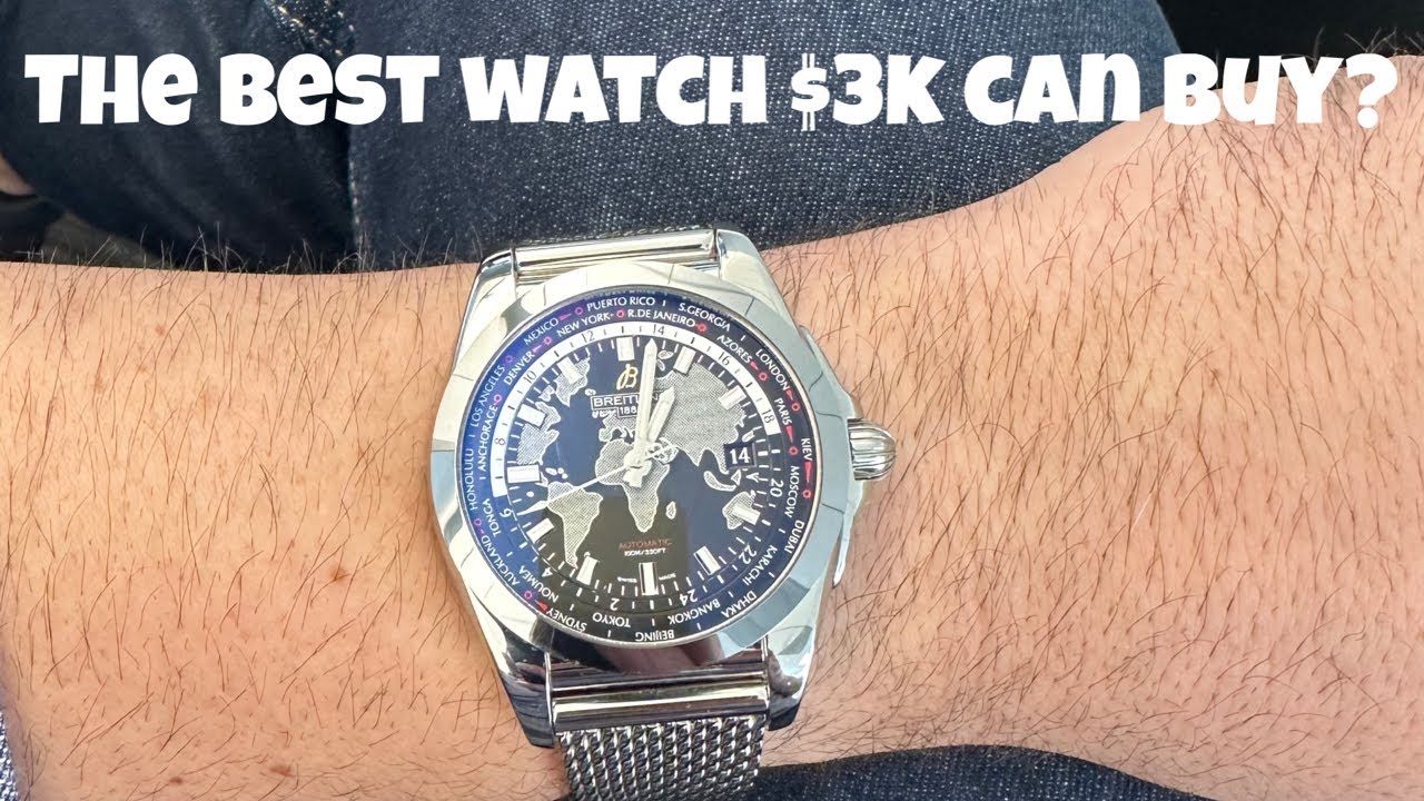 Breitling Galactic 44 Unitime. The definitive true World-timer bargain!