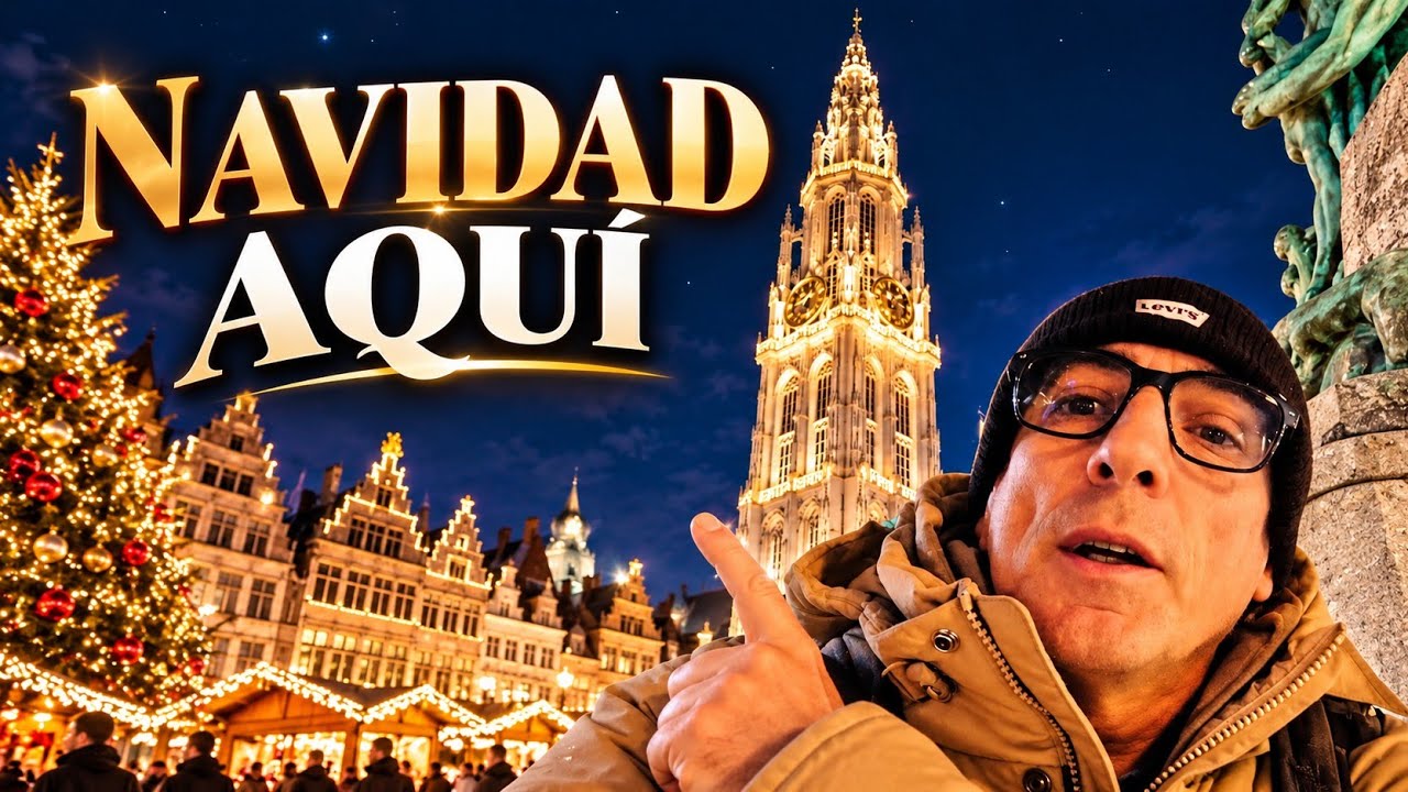 Así se vive el mercado navideño de Amberes