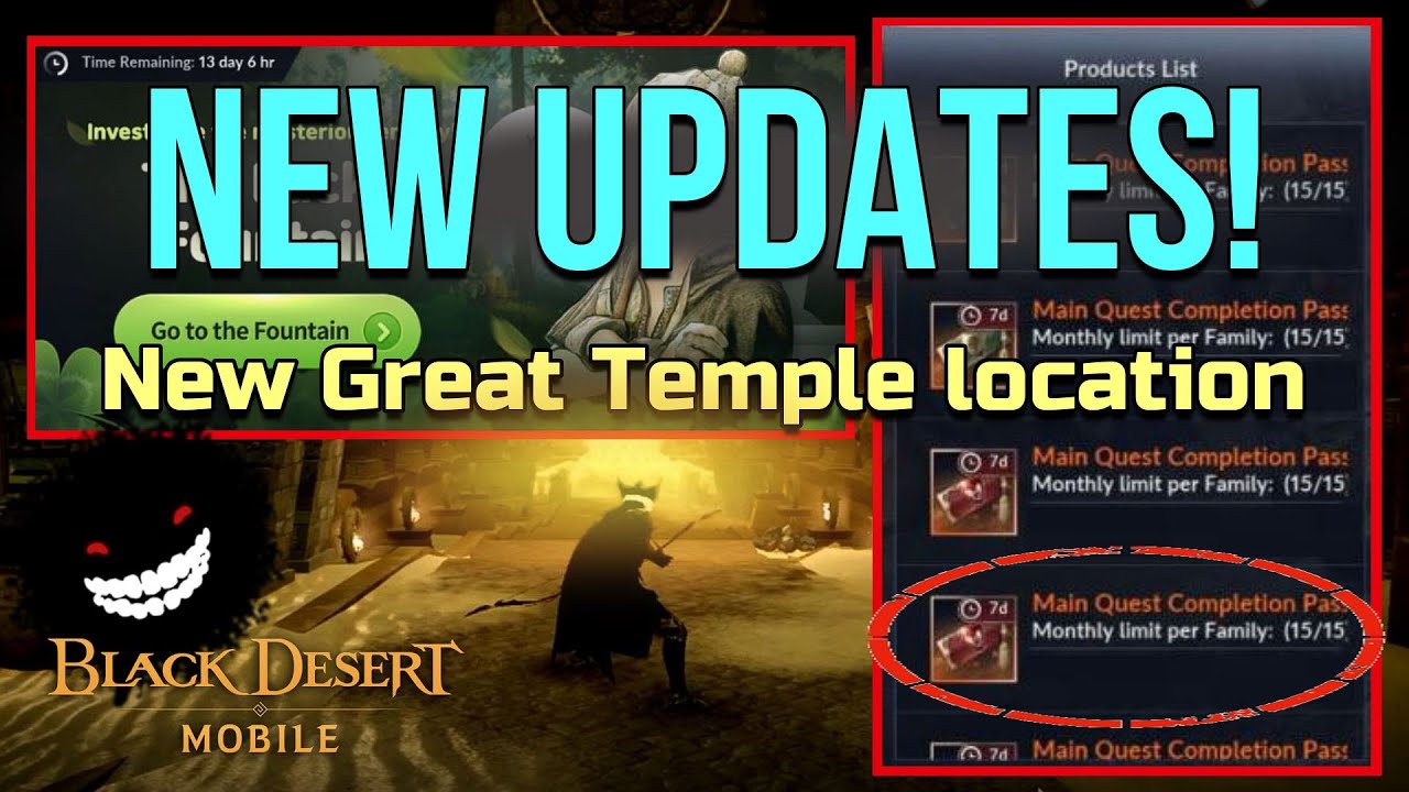 BDM: FEB 22, 2021 New Great Desert Temple, Wishing Fountain & Game feature