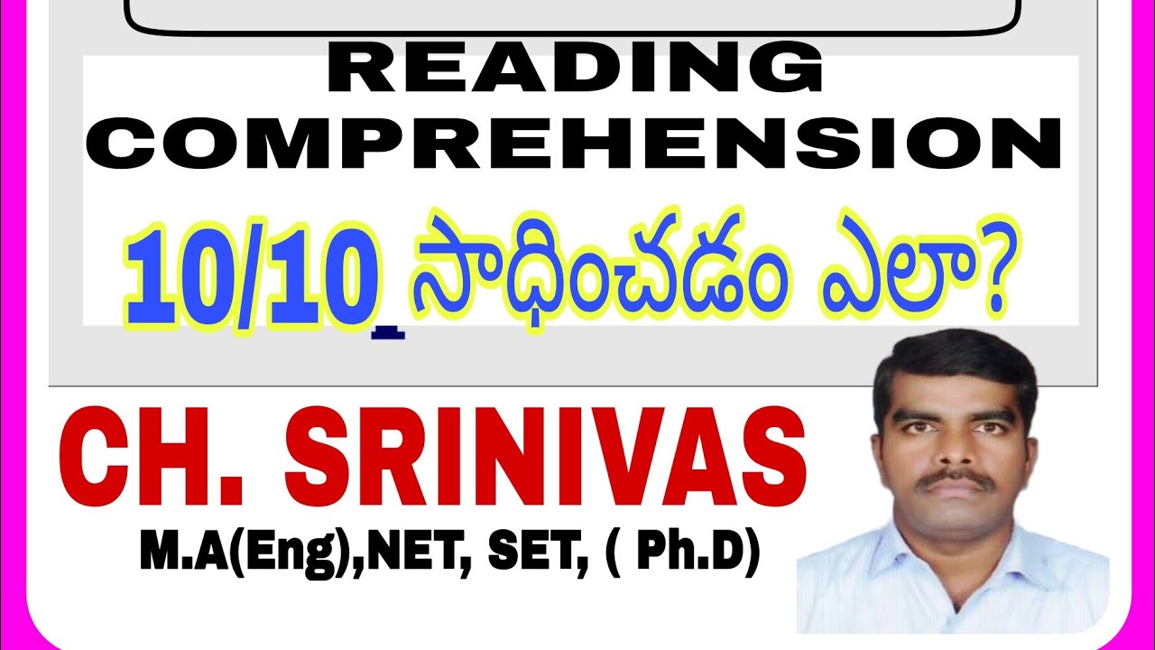 II Reading comprehension II UGC NET &JRF PAPER 1 ||