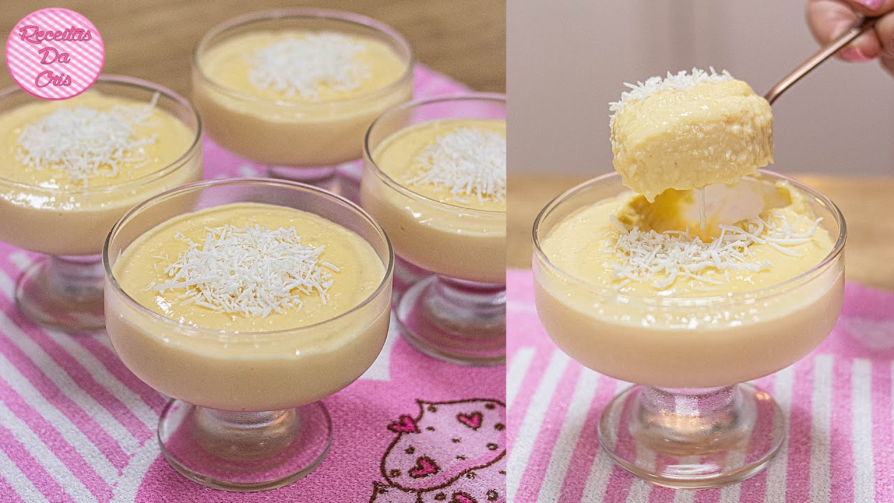 AMANSA SOGRA | BATE TUDO NA MÃO E TÁ PRONTA! SOBREMESA ECONÔMICA E DELICIOSA! | RECEITAS DA CRIS