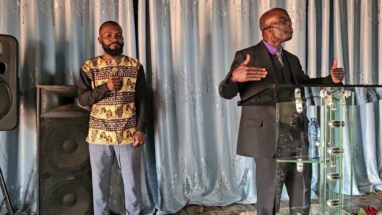 Professor Willie Emmanual Sampa ministering at Agape PHC Minsundu Ndola