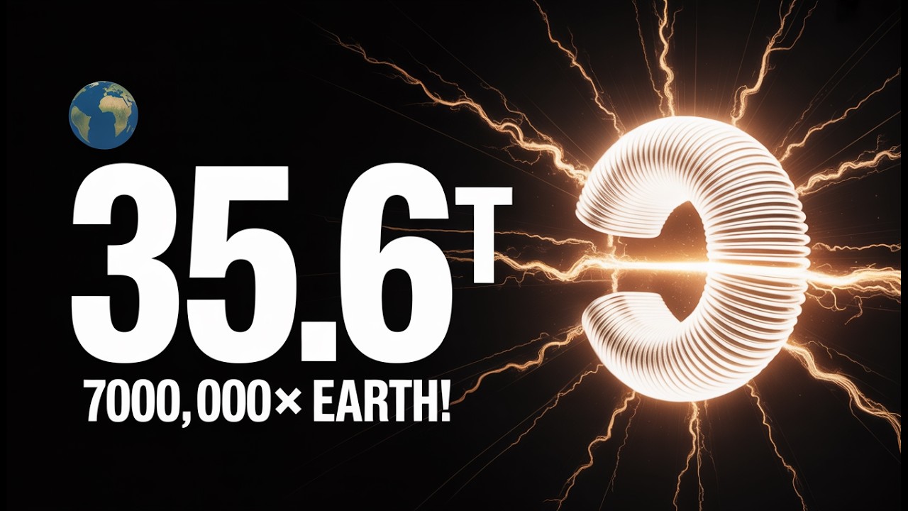 В 700 000 раз сильнее Земли?! Прорыв в мире магнитов с силой 35,6 Тесла ⚡