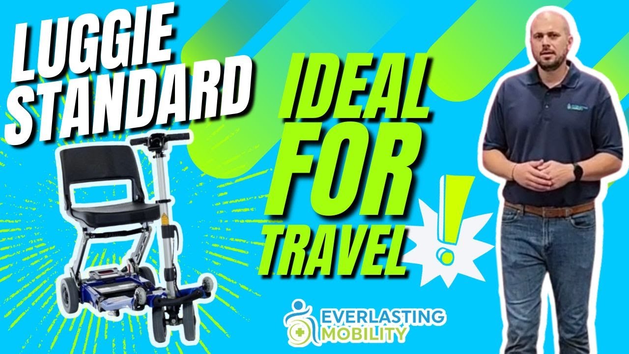FreeRider USA Luggie Standard 4 Wheel Folding Scooter [2024]