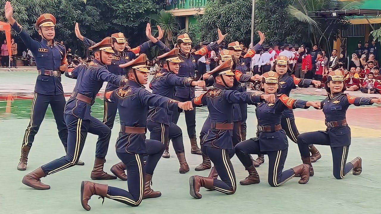JUARA UMUM!! Penampilan Paskibra SMAN 5 Karawang (A) | LKBB ALKAVIS 2024