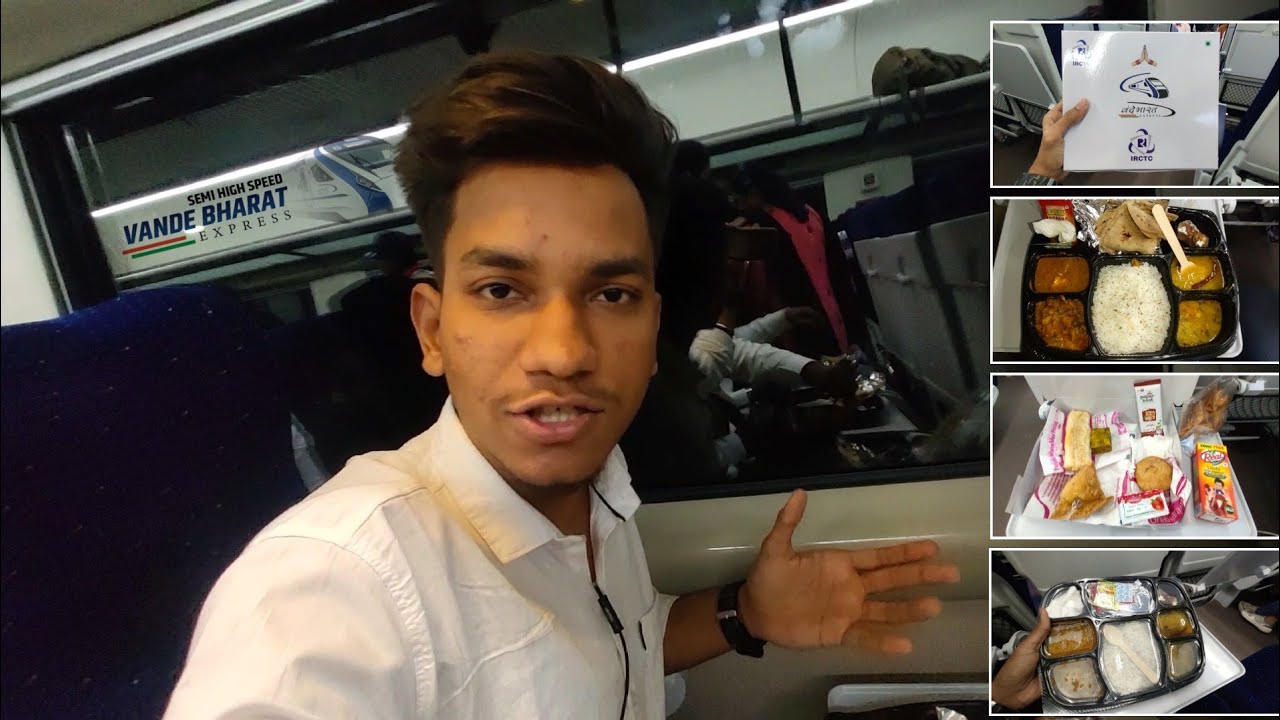 Vande Bharat Express Mumbai Solapur Inaugural Journey 🚄🍱