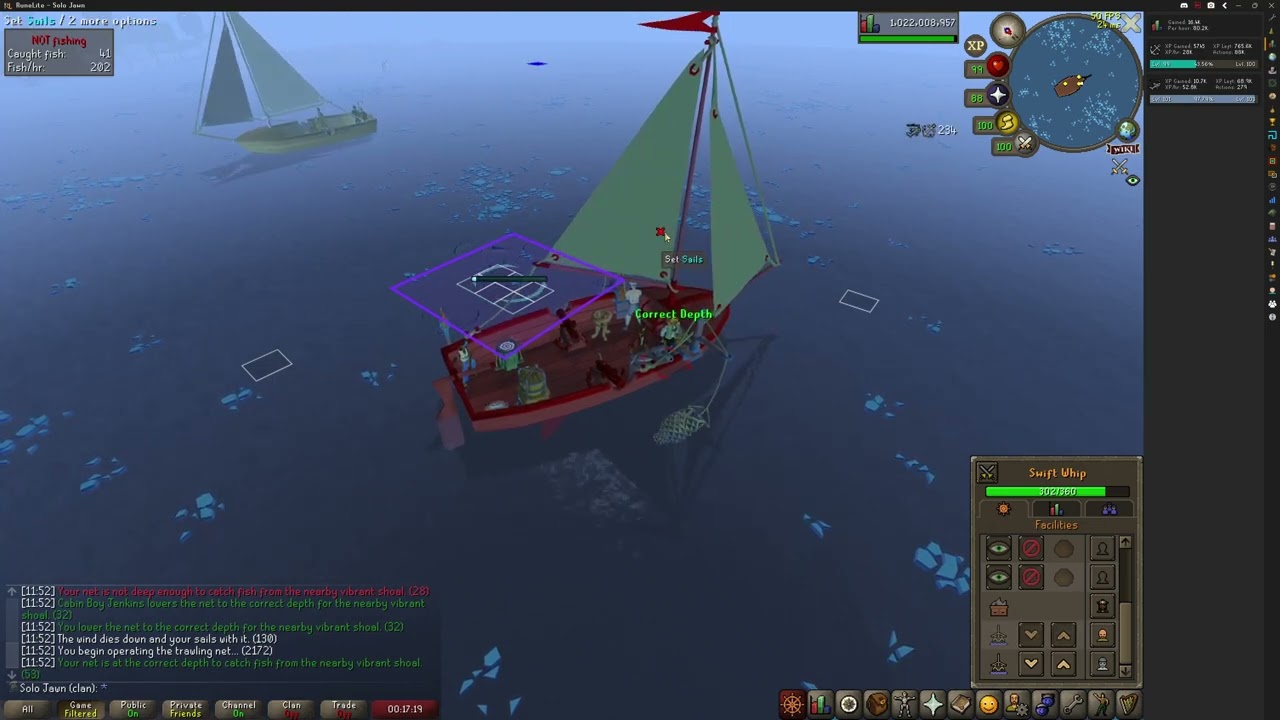 Marlin Shoal 1hr Example | 705 catches | 5m gp/hr