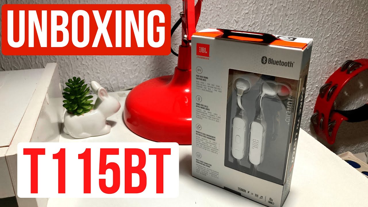 JBL TUNE 115BT - UNBOXING