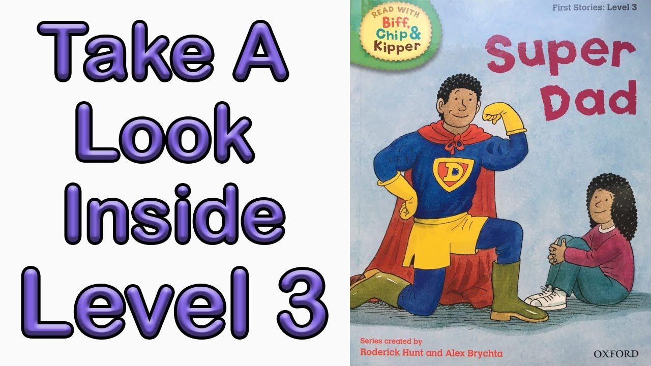 Super Tata &ndash; Biff, Chip i Kipper Poziom 3 &ndash; Czytaj na głos | Książka dla dzieci | Naucz się czytać