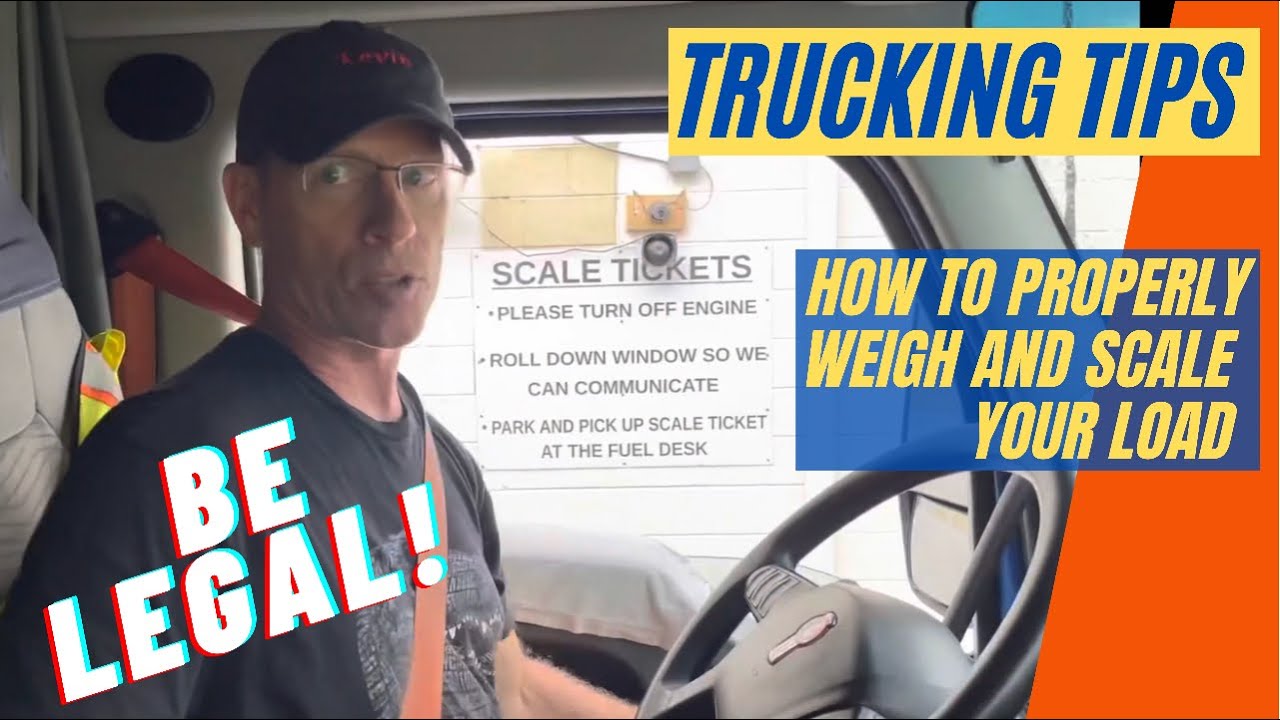 HOW TO PROPERLY SCALE AND ADJUST YOUR LOAD | MAKING SURE YOUR TRUCK IS LEGAL ON ALL AXELS | OTR LIFE