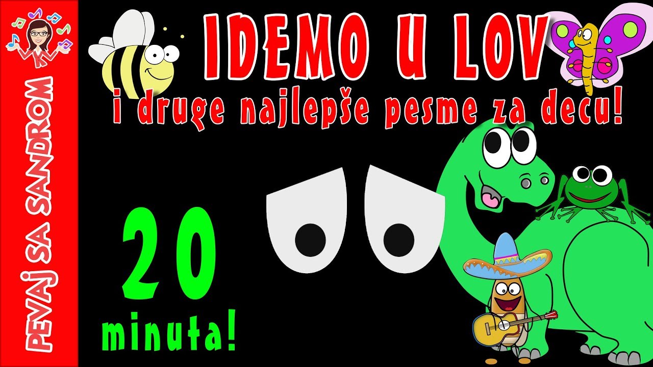 💖 Idemo u lov i druge najlepše pesme za decu 💖 Pevaj sa Sandrom | Dečije pesme Mix