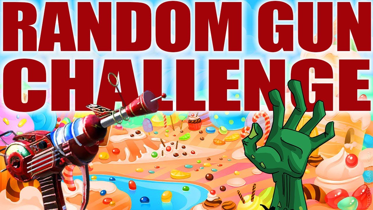 CANDYLAND ZOMBIES - RANDOM GUN CHALLENGE (Call of Duty Black Ops Zombies)