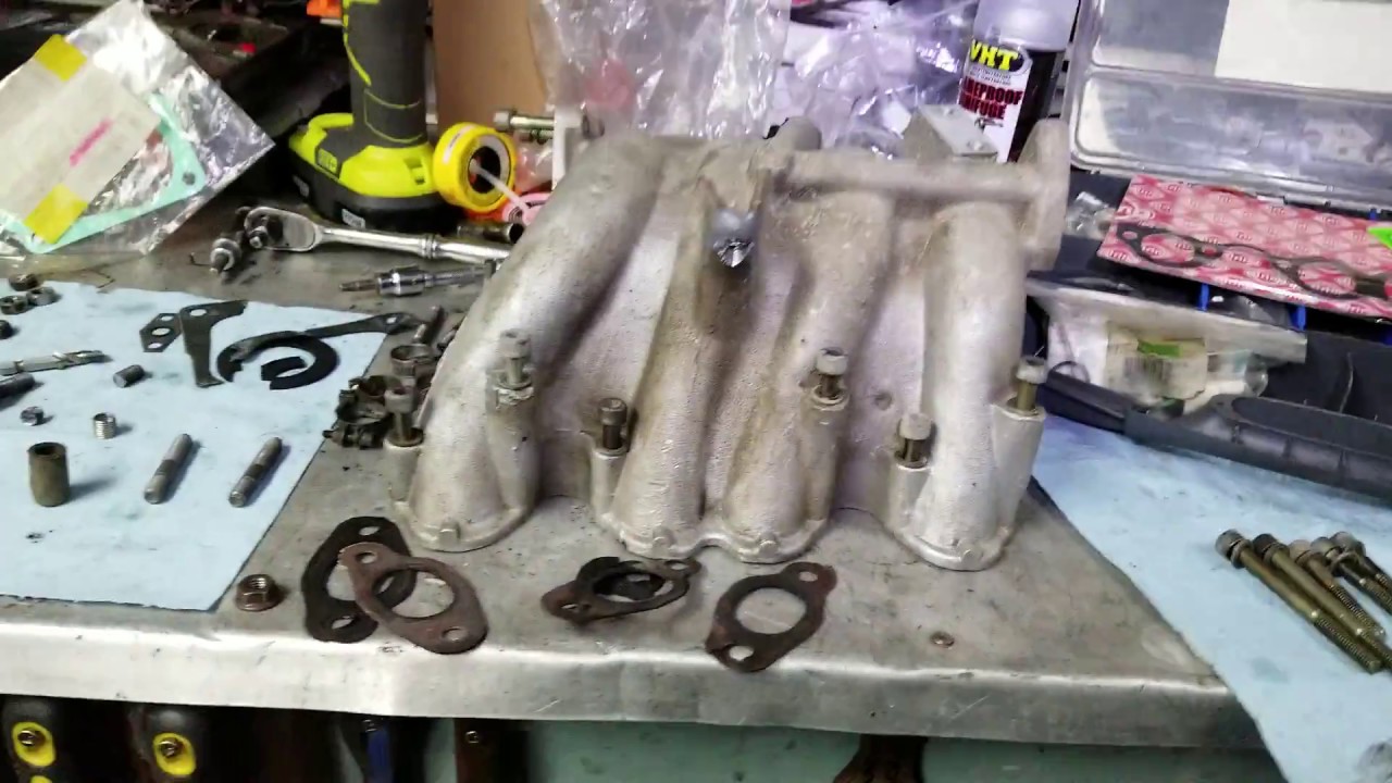 1984 Rabbit GTI intake manifold, exhaust manifold and CIS system overview