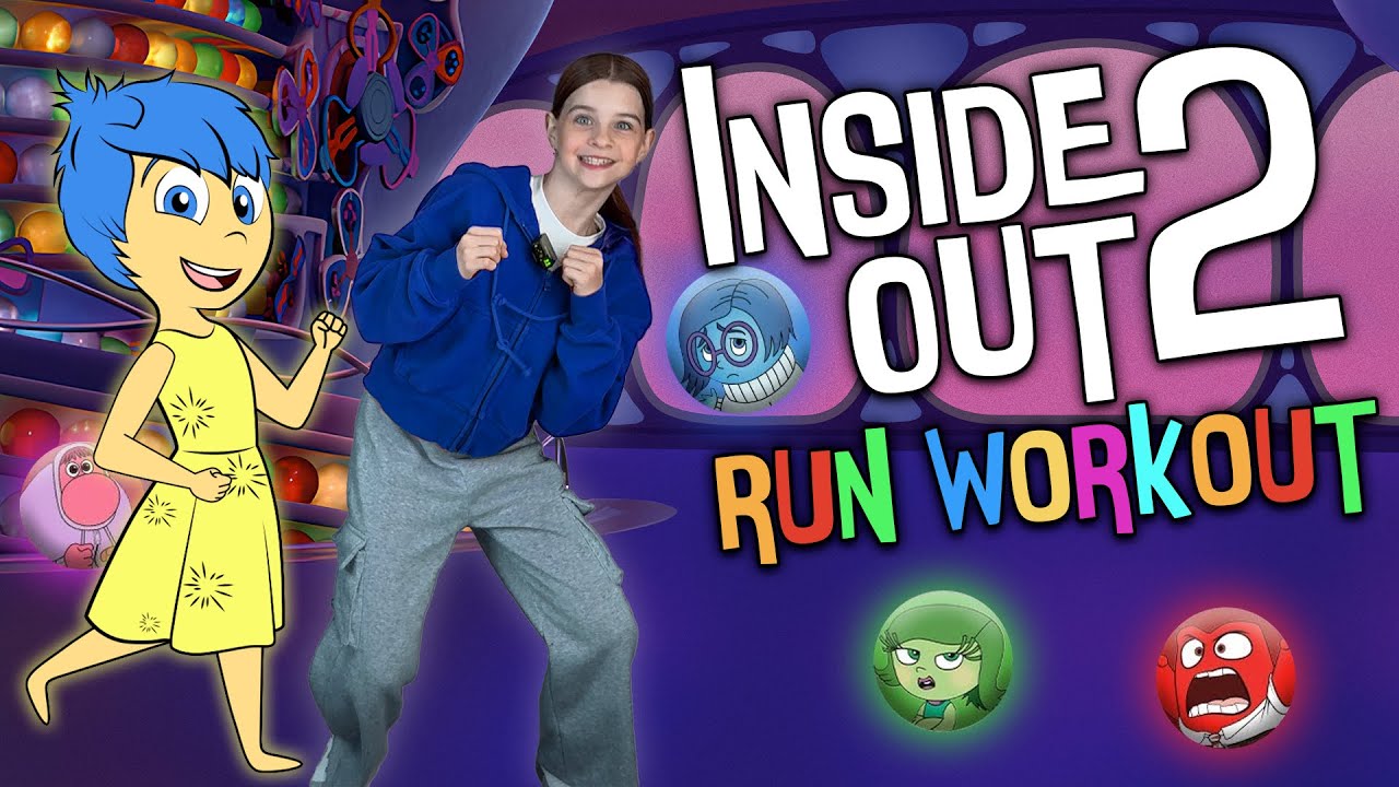 Inside Out 2 Run Workout! (Kids Exercises)