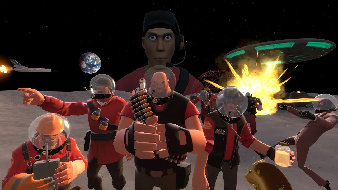 Mercs on the Moon: Full Film [TF2/GMOD] (300 subs)