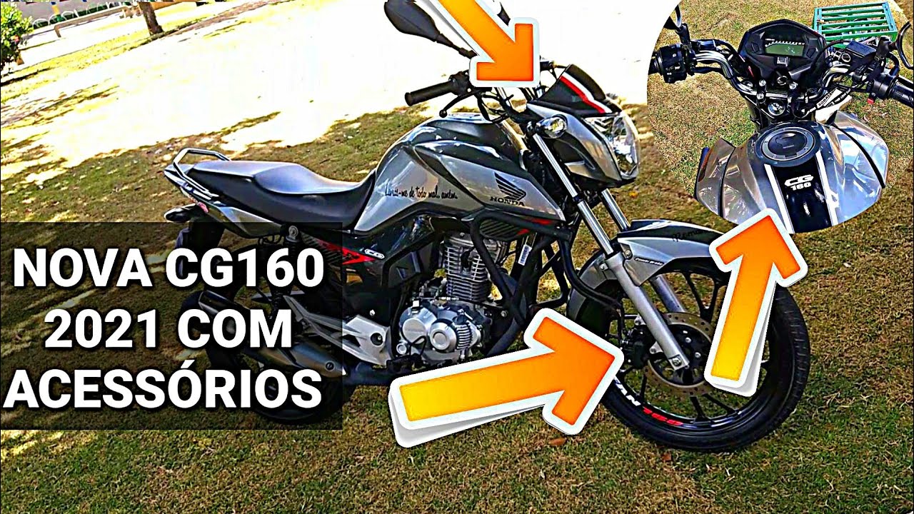 ELA CHEGOU - NOVA HONDA CG160 FAN 2021 - COM ACESS&Oacute;RIOS &deg; #DPN77 &deg;