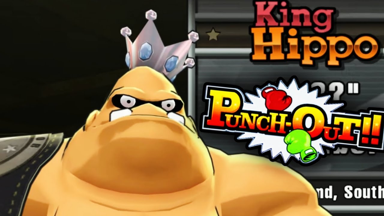 Derrotando o King Hippo com a movimentação da tela kk... Punch Out (Nintendo Wii)