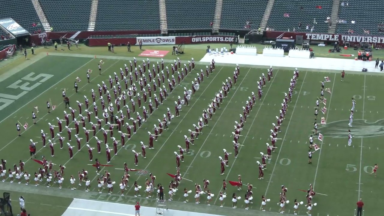TUDMB Performs Pregame Show during the Howard vs Temple Football game.