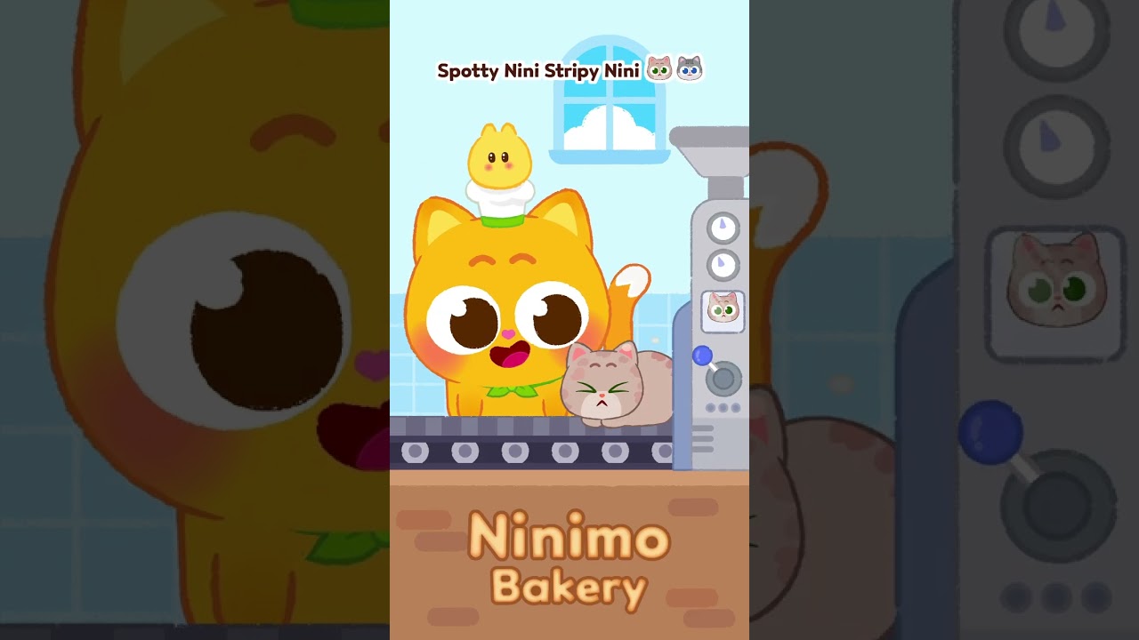 100 Ninimos Bakery is Open 🥐👩&zwj;🍳 #ninimo #calicocat #tabbycat #gingercat