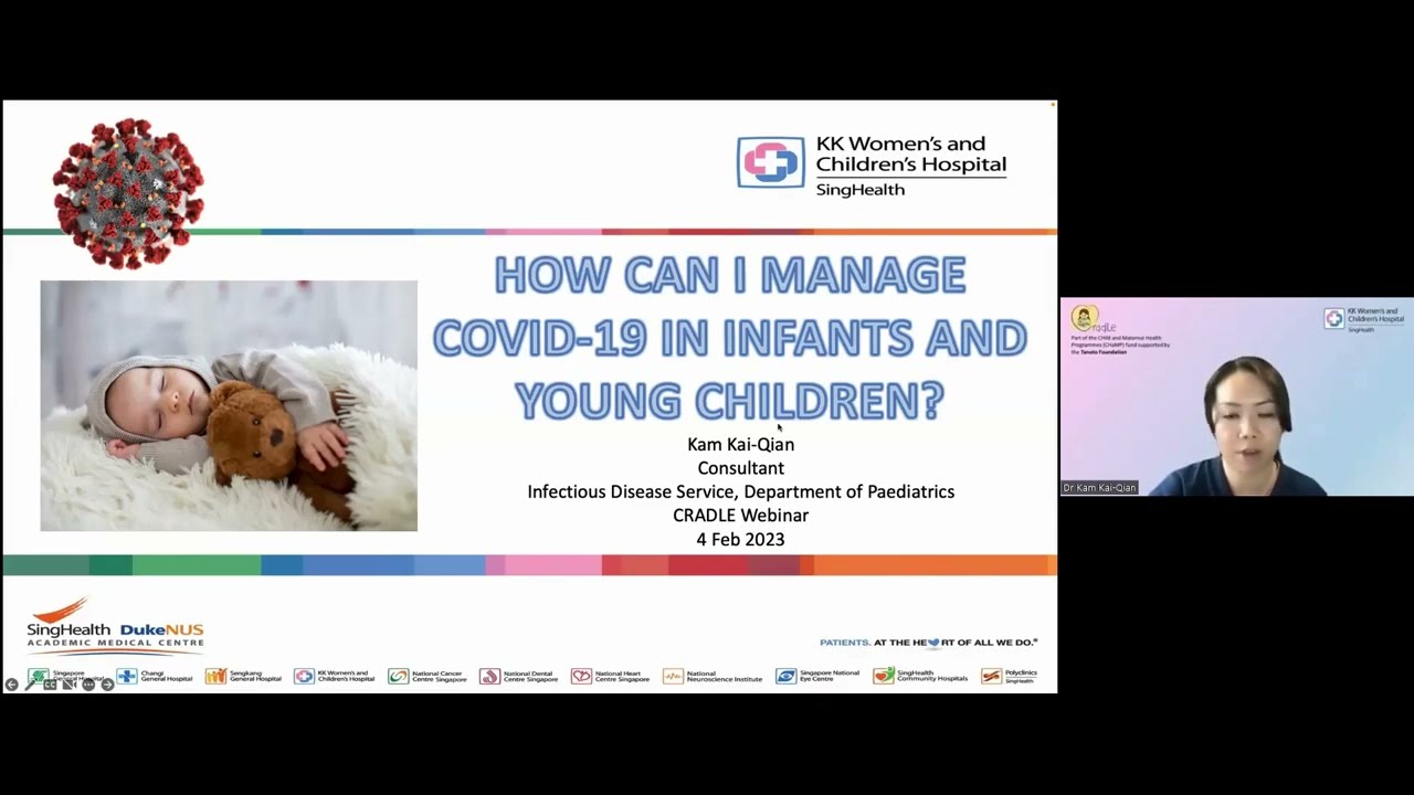How can I manage COVID-19 infection in infants and young children?