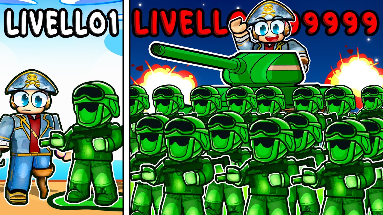 CREO IL MIO ESERCITO DI SOLDATI GIOCATTOLO SU ROBLOX!
