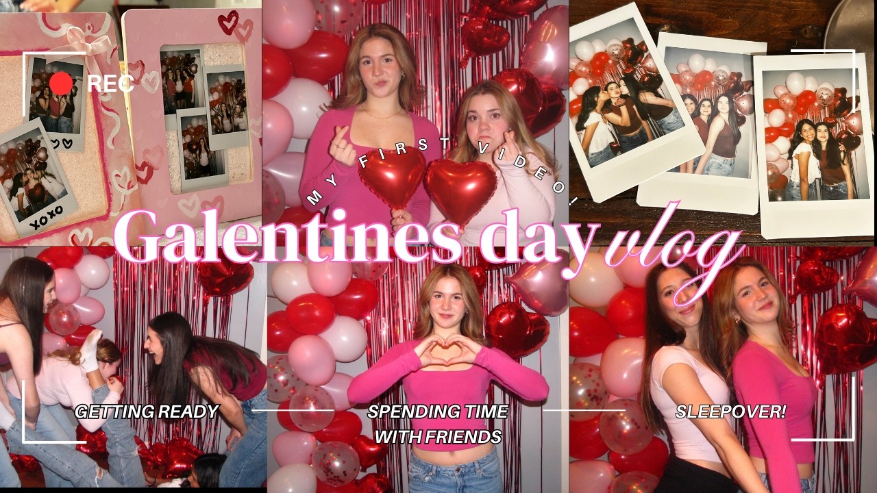 Galentines day vlog 🩷